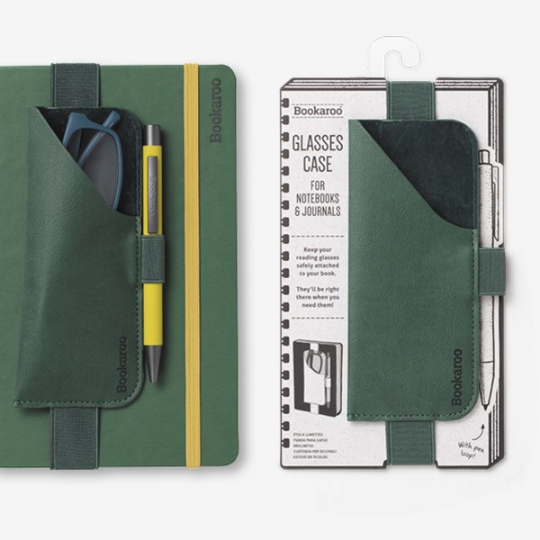 کاور عینک/ For Notbook چرمی Forest Green سبز تیره 41249