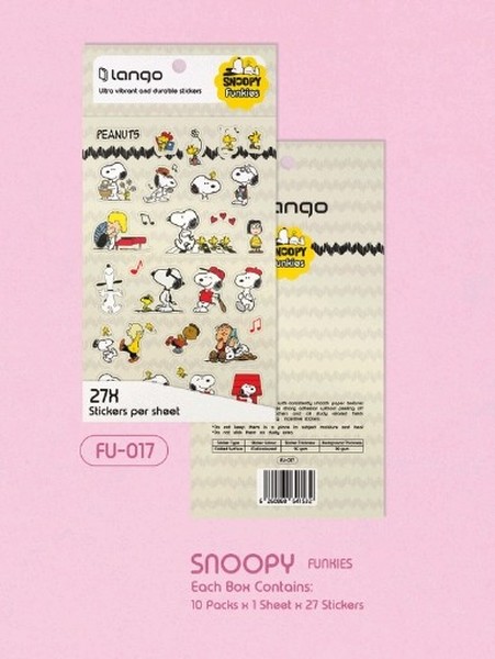 10-استیکر 27 تکه فانکیز Snoopy