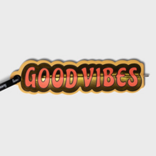 قلم بوکمارکی/Flat مقوایی Good Vibes کد 37809