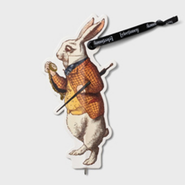 قلم بوکمارکی/Flat مقوایی Rabbit کد 37818