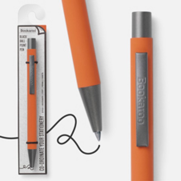 خودکار فشاری/Ball Point استیل ORANGEکد43105