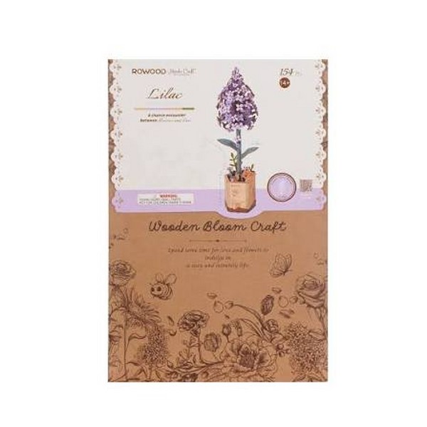 پازل 3بعدی 154 تکه Lilac چوبی TW021