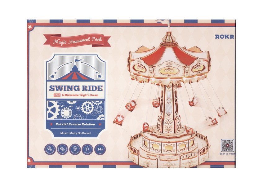 پازل 3بعدی 289 تکه Swing Ride موزیک‌باکس EA02