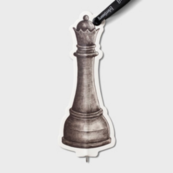 قلم بوکمارکی/Flat مقوایی CHESS کد 37804