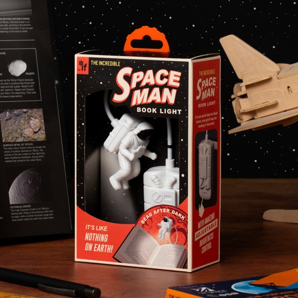 چراغ مطالعه/Space Man کلیپس دار white کد 5018