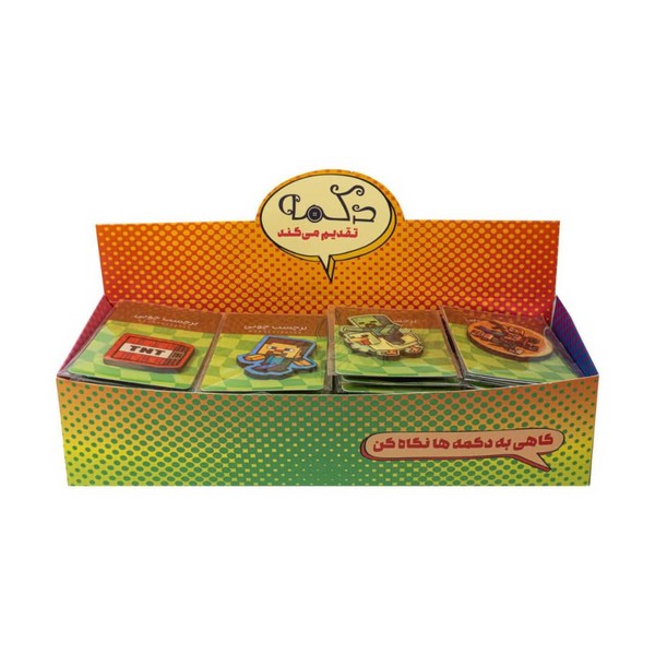 64-برچسب چوبی سری ماینکرفت DA11