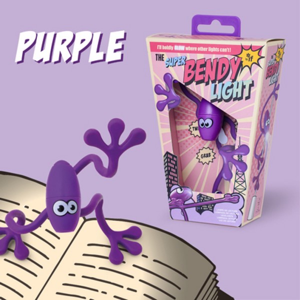 چراغ مطالعه/Super Bendy سه پایه PURPLE کد 46102